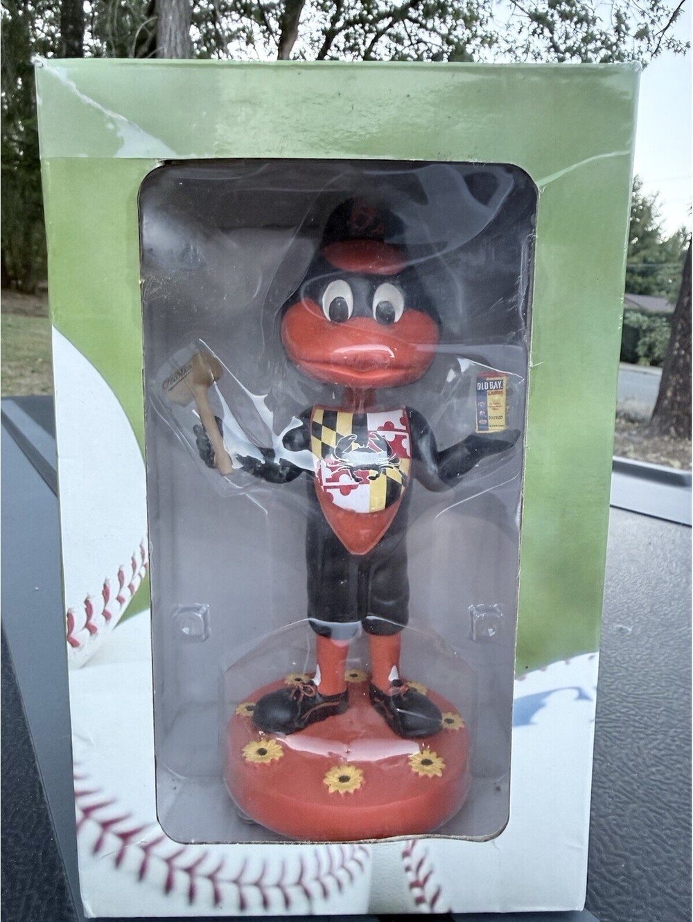 Rare Mlb Baltimore Orioles Limted Edition Old Bay Mascot Bobblehead